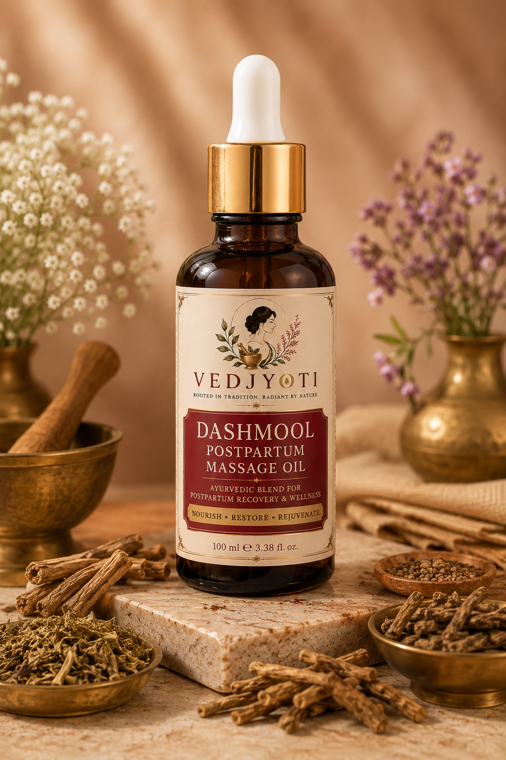 Postpartum Massage Oil