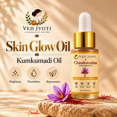 Vedjyoti Kumkumadi Skin Oil — Traditional Ayurvedic Facial Oil for Daily Skin Care | Skin Glow Oil